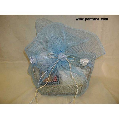 Golden Baptism Oil Basket
