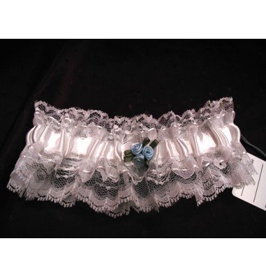 LACE WITH ORGANZA #2 GARTER
