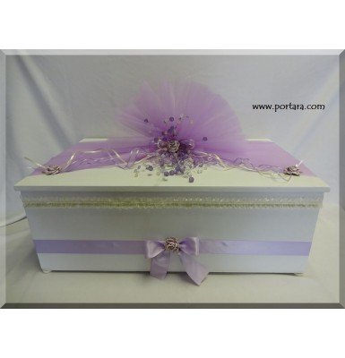 Dream in Lavender Treasure Christening Baptism Box Dream in Lavender Treasure Christening Baptism Box