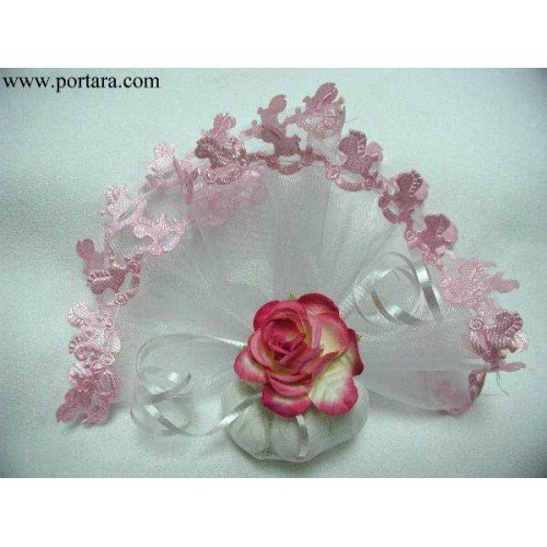 Lovely Pink Rocking Horse Organdy Circle