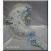 Baby Blue Hanging Moon Treasure Pillow