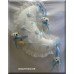 Baby Blue Hanging Moon Treasure Pillow