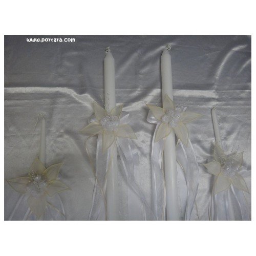 Simple Orthodox Wedding Candles ~ Lambathes  