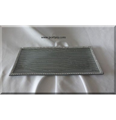 Exclusive Silver Bling Rctangular Tray Platter Exclusive Silver Bling Rctangular Tray Platter